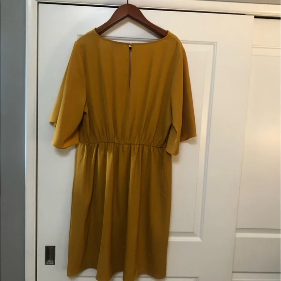 Gold City Chic tie front dress with plunging neckline - Picture 9 of 9